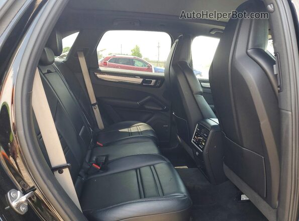 WP1AB2AYXPDA14715 2023 PORSCHE CAYENNE Black Սալոնի հետևի տեսք