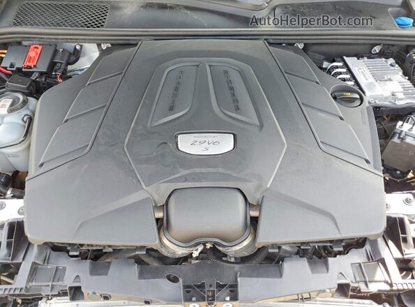 WP1AB2AYXPDA14715 2023 PORSCHE CAYENNE Black Շարժիչի բաժամունքի տեսք
