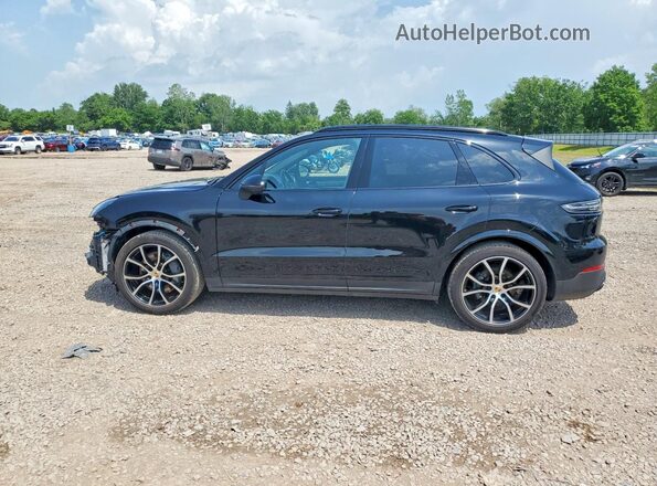 WP1AB2AYXPDA14715 2023 PORSCHE CAYENNE Black VIN կոդի պիտակի տեսք