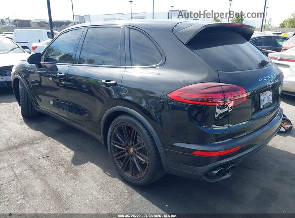WP1AC2A21GLA88877 2016 PORSCHE CAYENNE Black Trasero izquierdo