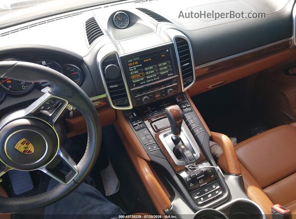 WP1AC2A21GLA88877 2016 PORSCHE CAYENNE Black Vista del salpicadero