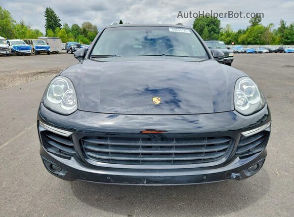 WP1AE2A24GLA64342 2016 PORSCHE CAYENNE Black Դիմացի տեսք