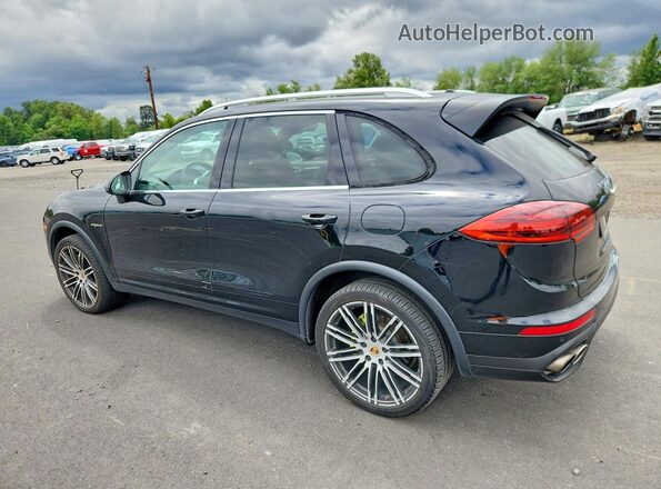 WP1AE2A24GLA64342 2016 PORSCHE CAYENNE Black Հետևի ձախ