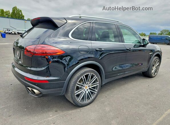 WP1AE2A24GLA64342 2016 PORSCHE CAYENNE Black Հետևի աջ