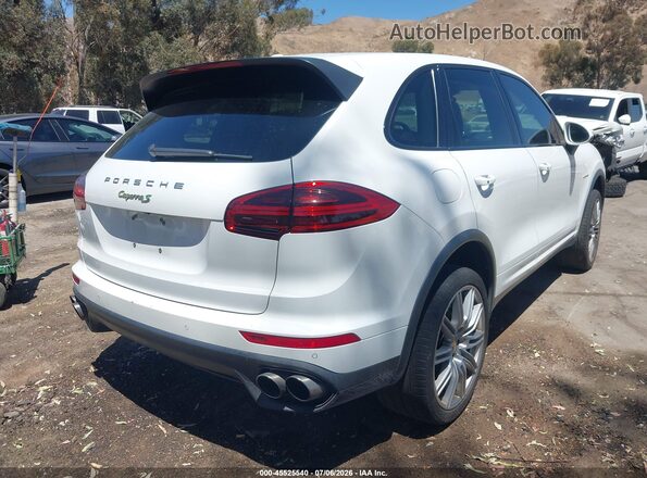 WP1AE2A28GLA17749 2016 PORSCHE CAYENNE Белый Задняя правая четверть