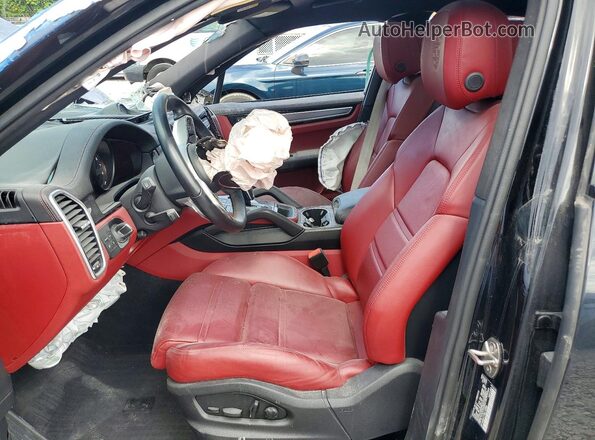 WP1AE2AY1PDA12004 2023 PORSCHE CAYENNE Black Вид салону спереду