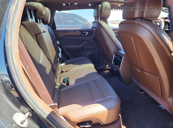 WP1AE2AY1PDA12813 2023 PORSCHE CAYENNE Black Vista de los asientos traseros