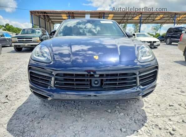 WP1AE2AY3KDA51850 2019 PORSCHE CAYENNE Синий Вид спереди