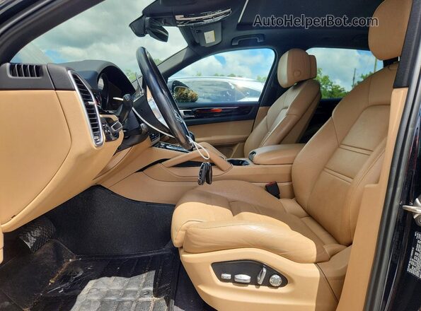WP1AE2AY3KDA51850 2019 PORSCHE CAYENNE Синий Вид салона спереди