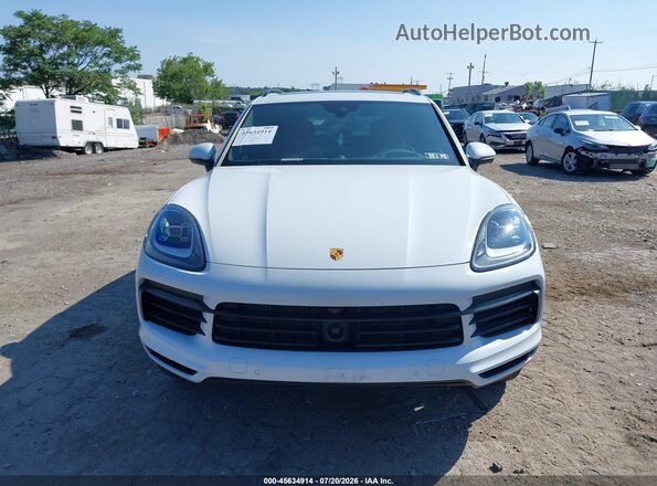 WP1AE2AYXPDA13071 2023 PORSCHE CAYENNE White Առջևի վահանակի տեսք
