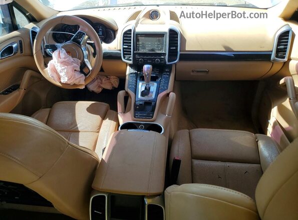 WP1AF2A21GLA40335 2016 PORSCHE CAYENNE White Widok deski rozdzielczej