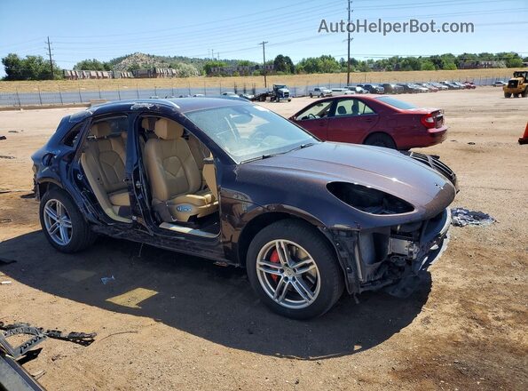 WP1AF2A51GLB93081 2016 PORSCHE MACAN Brown Front right