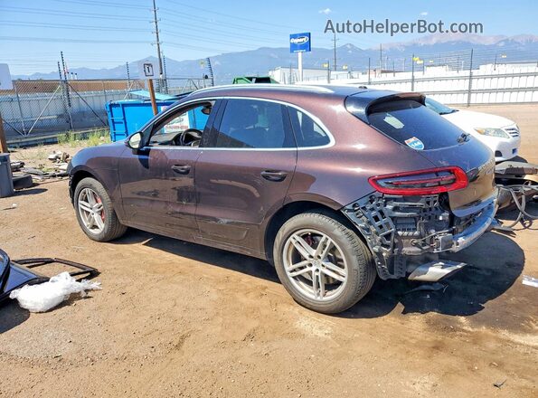 WP1AF2A51GLB93081 2016 PORSCHE MACAN Brown Rear left