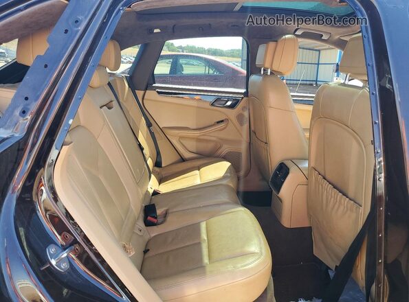 WP1AF2A51GLB93081 2016 PORSCHE MACAN Brown Rear seats view