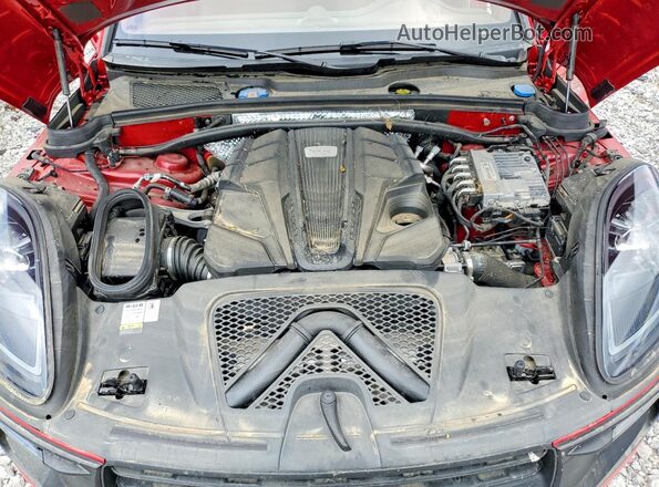 WP1AF2A51NLB30530 2022 PORSCHE MACAN Red Rear interior view