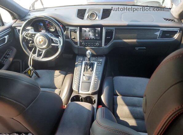 WP1AF2A55HLB60912 2017 PORSCHE MACAN Charcoal Առջևի վահանակի տեսք