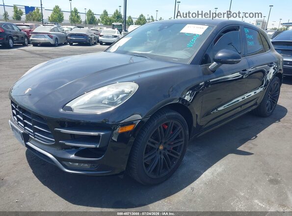 WP1AF2A57HLB62063 2017 PORSCHE MACAN Black წინა მარცხენა ხედი სამი მეოთხედიდან