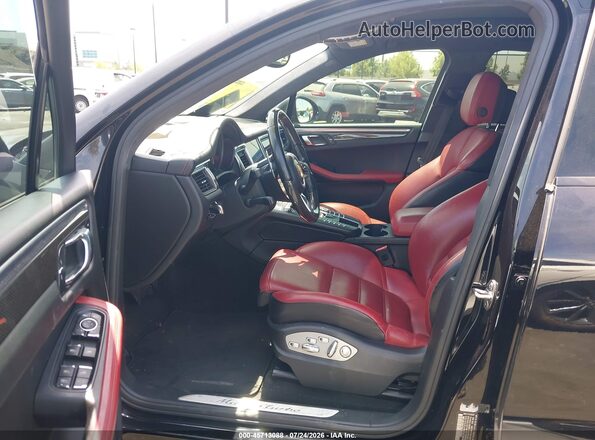 WP1AF2A57HLB62063 2017 PORSCHE MACAN Black წინა სალონის ხედი