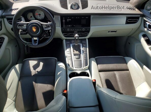 WP1AF2A5XMLB60544 2021 PORSCHE MACAN Gray წინა პანელის ხედი