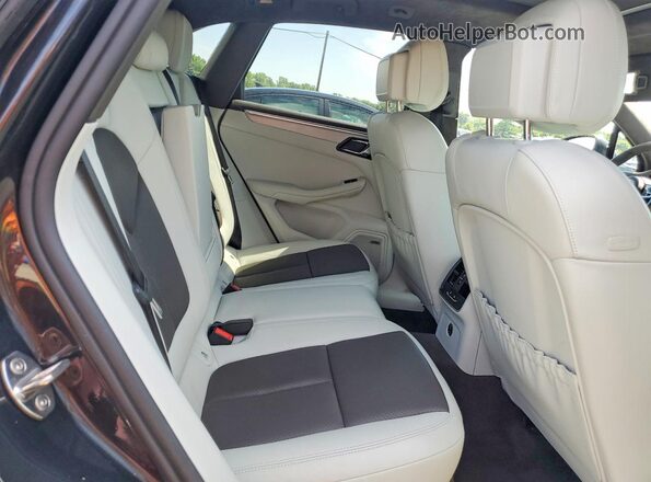 WP1AF2A5XMLB60544 2021 PORSCHE MACAN Gray უკანა სავარძლების ხედი