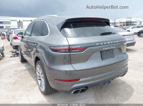 WP1AF2AY1KDA81605 2019 PORSCHE CAYENNE Gray უკანა მარცხენა