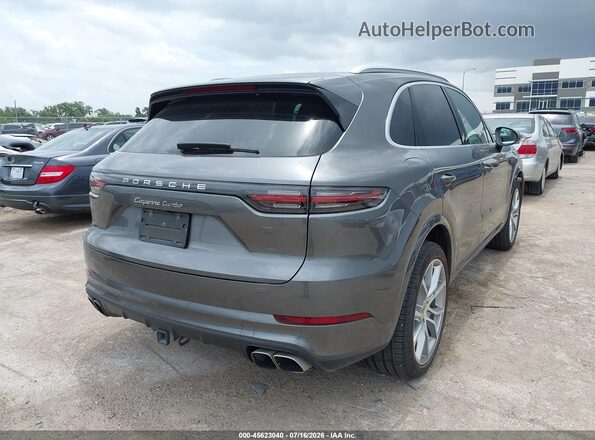 WP1AF2AY1KDA81605 2019 PORSCHE CAYENNE Gray უკანა მარჯვენა