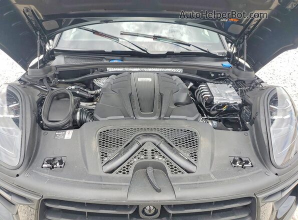 WP1AG2A56SLB40186 2025 PORSCHE MACAN Black Engine compartment view