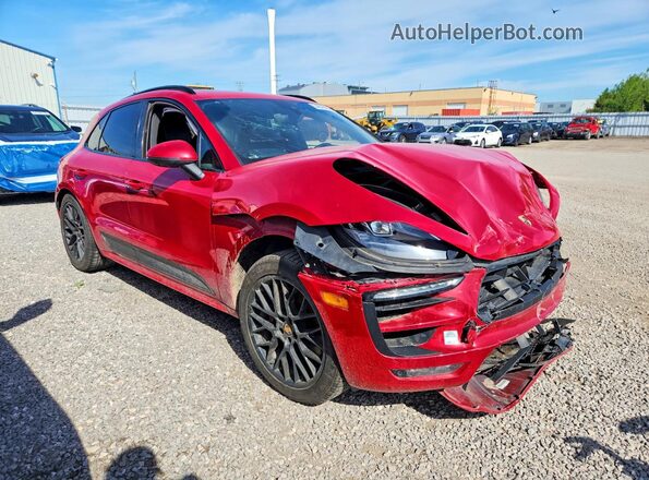 WP1AG2A5XHLB55413 2017 PORSCHE MACAN Red Przód prawy