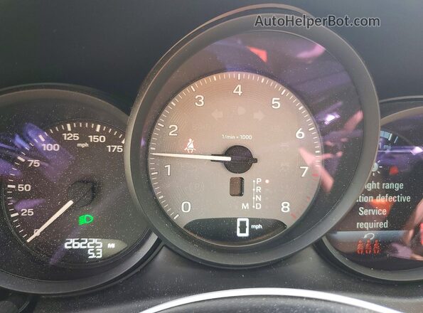 WP1AG2A5XPLB41378 2023 PORSCHE MACAN Черный Вид щитка приборов