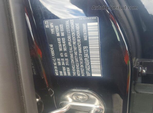 WP1AG2A5XPLB41378 2023 PORSCHE MACAN Черный Панорамный вид салона 360°