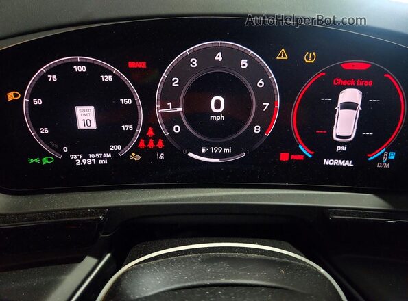 WP1AL2AY8TDA15921 2026 PORSCHE CAYENNE Gray ხელსაწყოთა პანელის ხედი