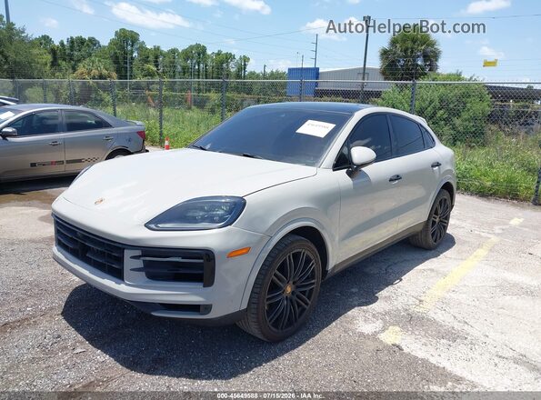 WP1BA2AY1RDA52862 2024 PORSCHE CAYENNE Gray Առջևի ձախ երեք քառորդ տեսարան