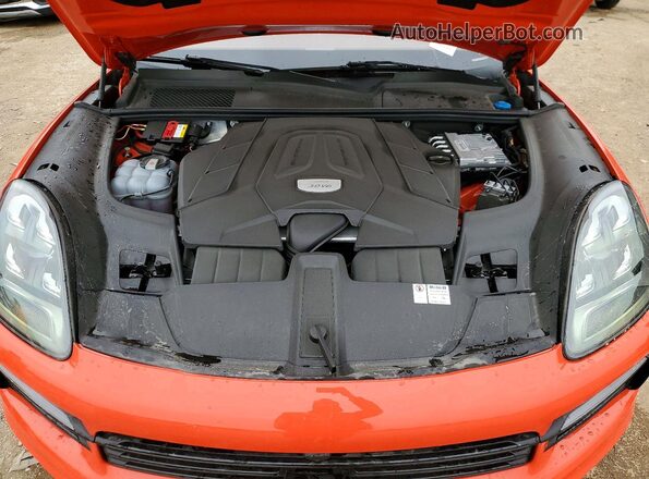 WP1BA2AYXLDA47926 2020 PORSCHE CAYENNE Orange Вид задньої частини салону