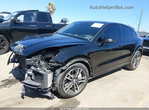 WP1BF2AY8LDA65102 2020 PORSCHE CAYENNE Black Առջևի ձախ երեք քառորդ տեսարան
