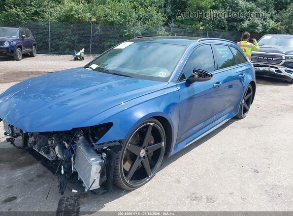 WUA1DBF21SN910410 2025 AUDI RS 6 AVANT PERFORMANCE Blue Front left