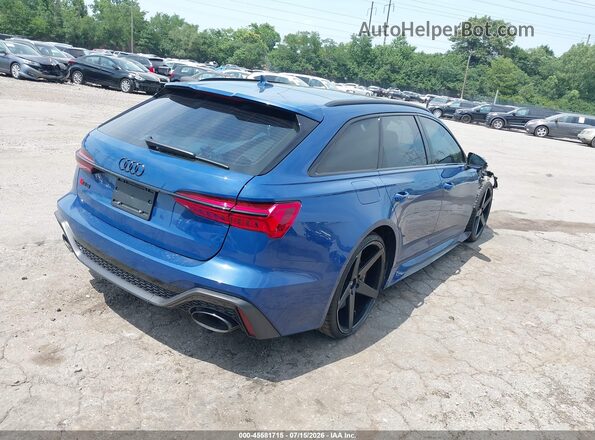 WUA1DBF21SN910410 2025 AUDI RS 6 AVANT PERFORMANCE Blue Rear right