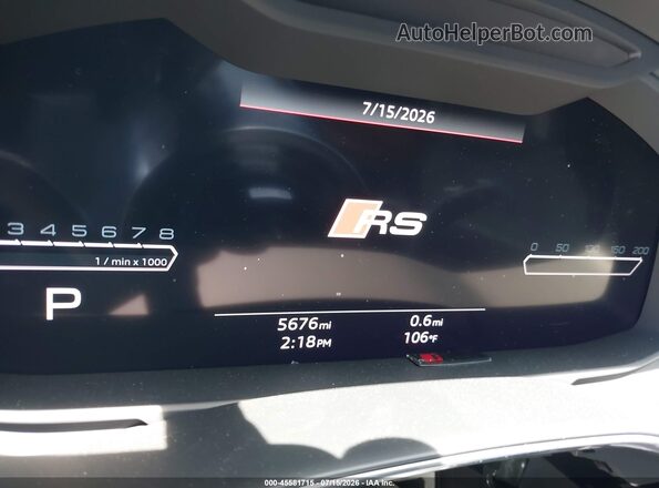 WUA1DBF21SN910410 2025 AUDI RS 6 AVANT PERFORMANCE Blue 