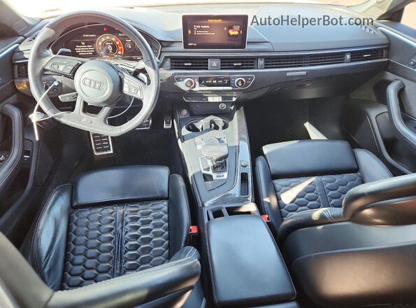 WUABWCF50KA900716 2019 AUDI RS5 Blue Dashboard view