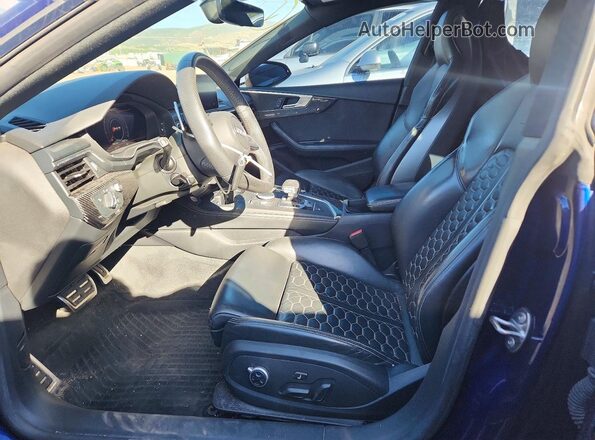 WUABWCF50KA900716 2019 AUDI RS5 Blue Front interior view