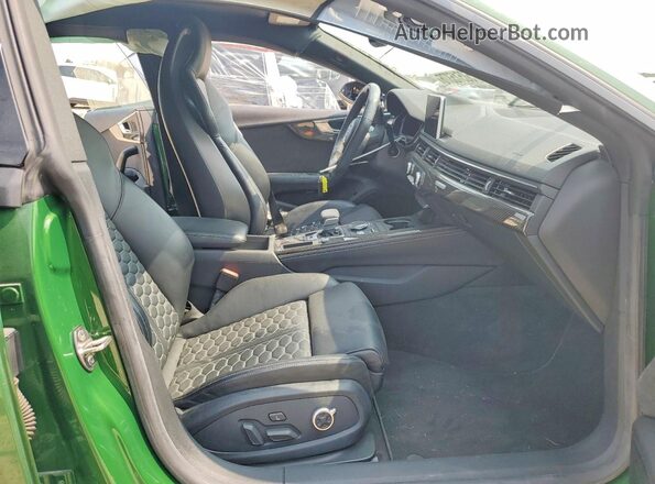WUABWCF55KA900338 2019 AUDI RS5 Green Вид салону спереду