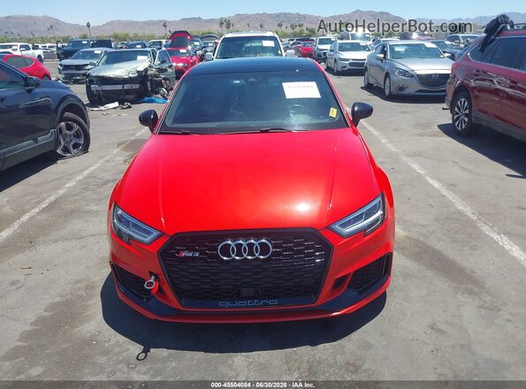 WUABWGFF3J1905732 2018 AUDI RS3 Orange Widok zestawu wskaźników