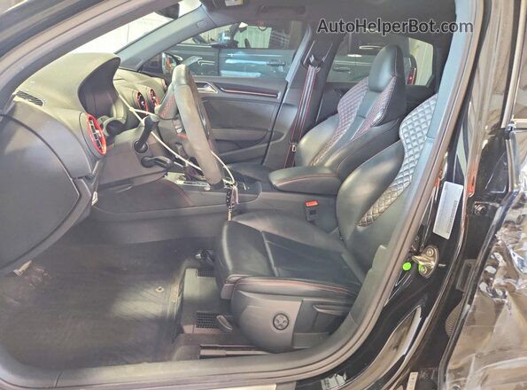 WUABWGFFXKA902456 2019 AUDI RS3 Black წინა სალონის ხედი