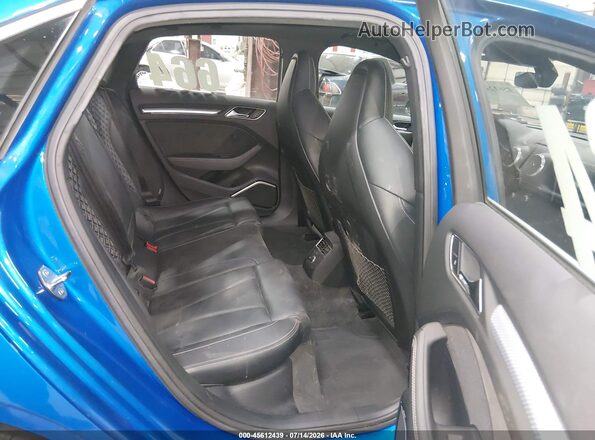 WUABWHFF1J1905301 2018 AUDI RS3 Blue Vista de la etiqueta del VIN