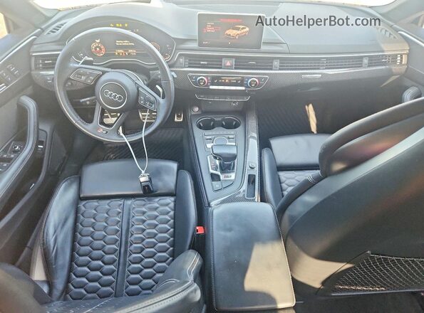 WUACWCF55KA903843 2019 AUDI RS5 Blue Vista del salpicadero
