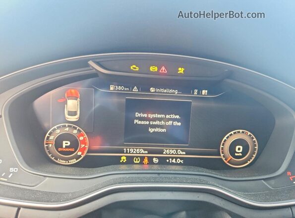 WUACWCF55KA903843 2019 AUDI RS5 Blue Vista del cuadro de instrumentos