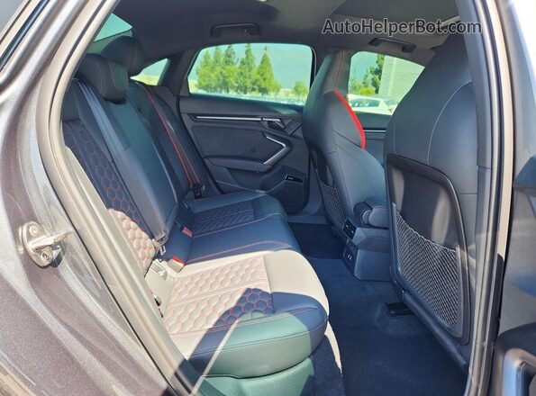 WUAGWDGY8SA911337 2025 AUDI RS3 Gray Widok tylnych siedzeń