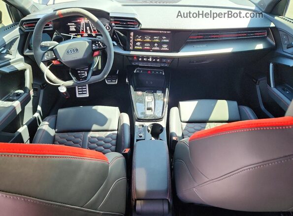 WUAGWDGY8SA911337 2025 AUDI RS3 Gray Widok deski rozdzielczej