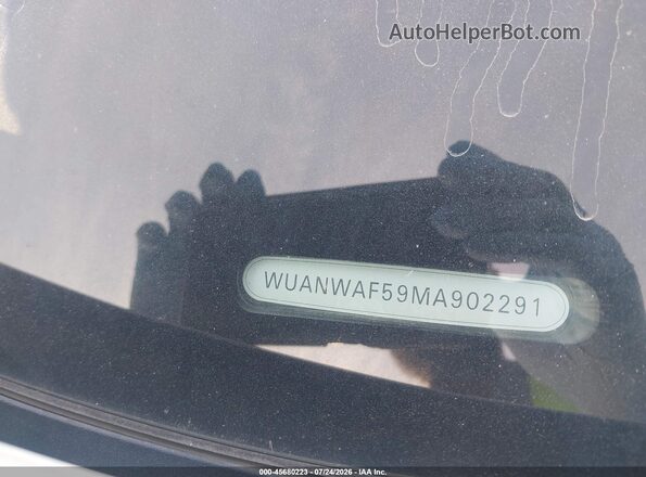 WUANWAF59MA902291 2021 AUDI RS5 White ძრავის განყოფილების ხედი