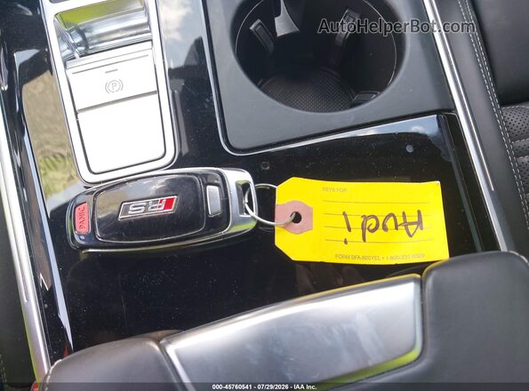 WUAPCBF21NN901126 2022 AUDI RS7 Black Առջևի վահանակի տեսք