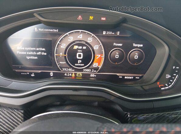WUAPWAF57JA902360 2018 AUDI RS5 Red Widok tylnych siedzeń